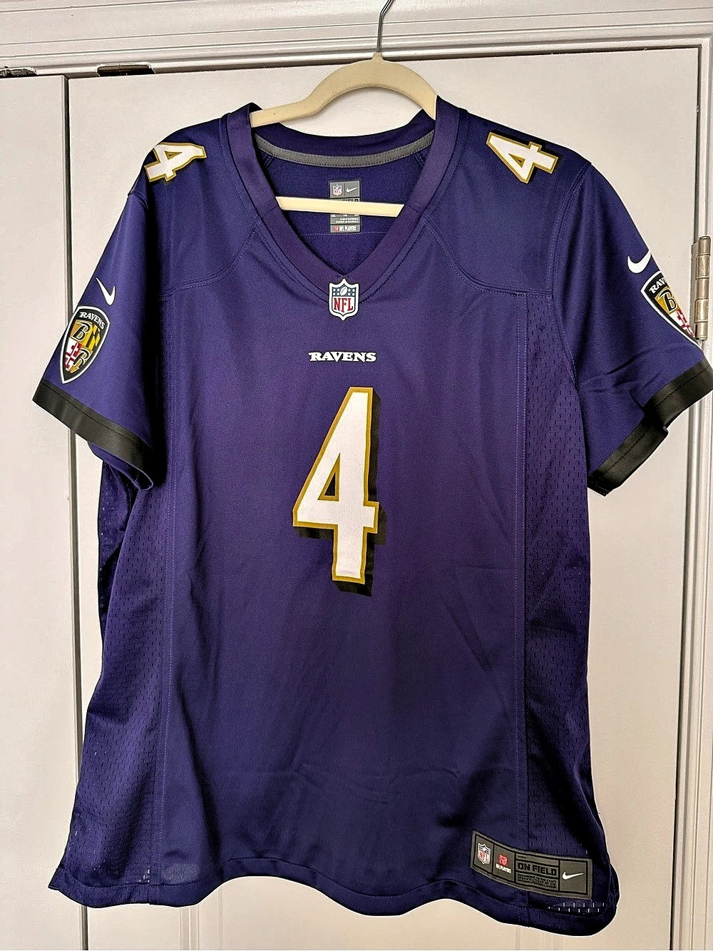 Nike Baltimore Ravens Zay Flowers #4 Nike Game Jersey Women’s XXL Purple & Black